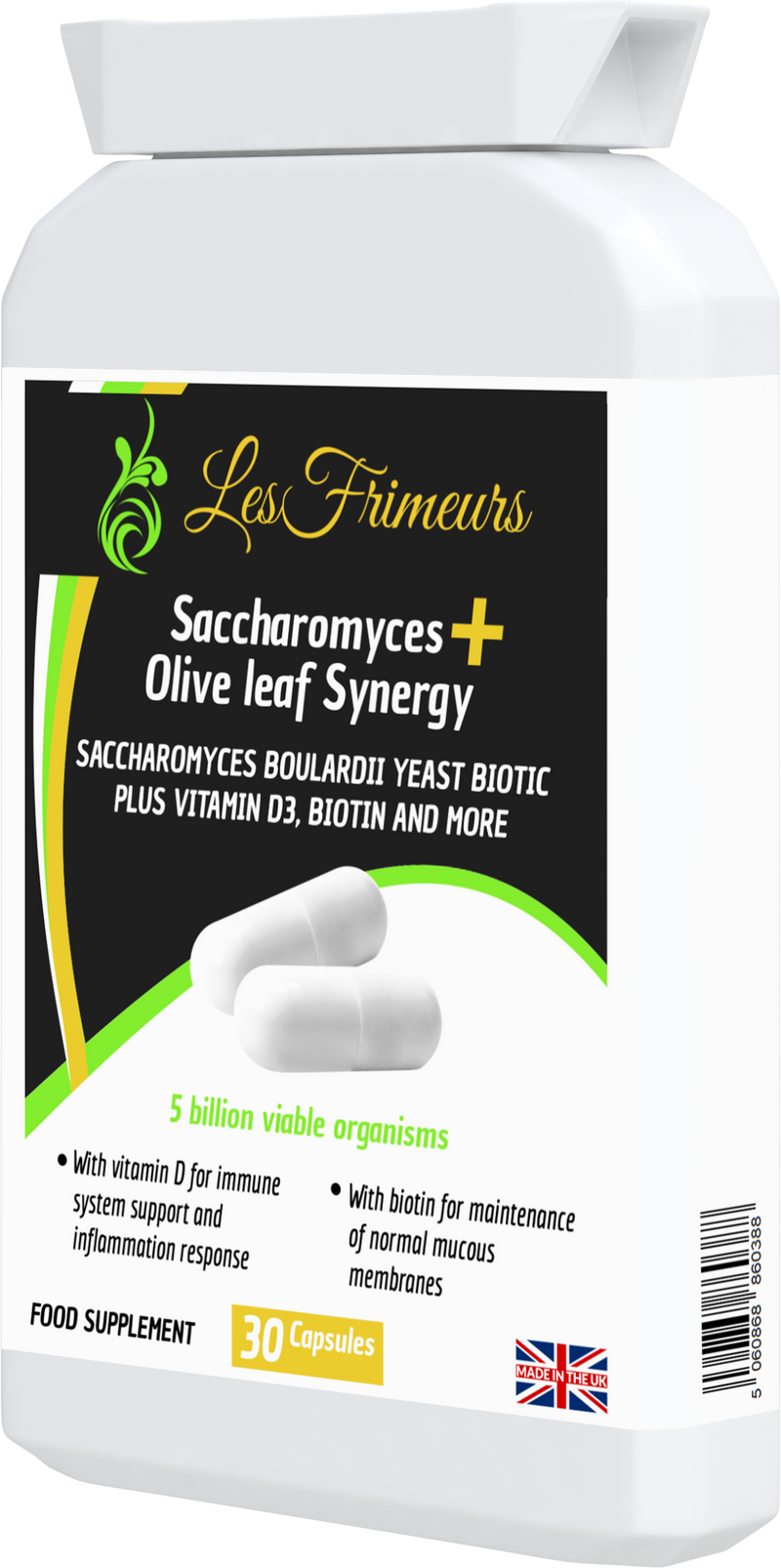 Saccharomyces + Olive leaf Synergy