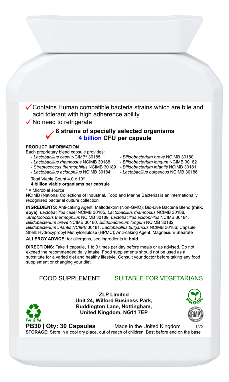 Lactobacillus + Bifidobacterium Synergy