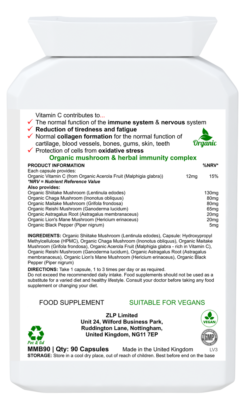 Organic Mushroom Synergistic Blend